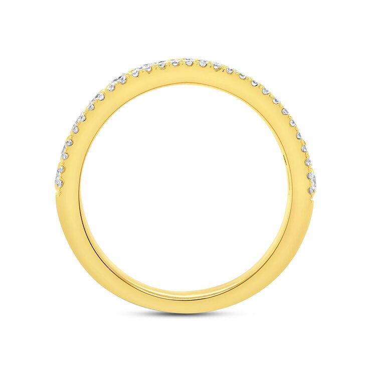 Anillo, 0.77ctw Diamantes, Oro Amarillo de 14K — Imagen 4 de 4