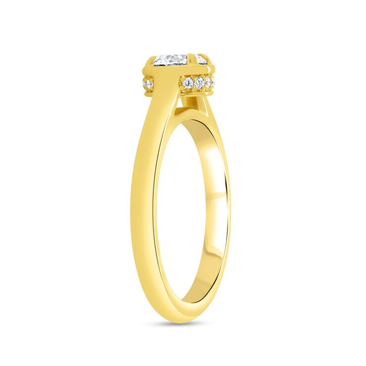 Anillo, 0.56ctw Diamantes, Oro Amarillo de 14K — Imagen 2 de 4