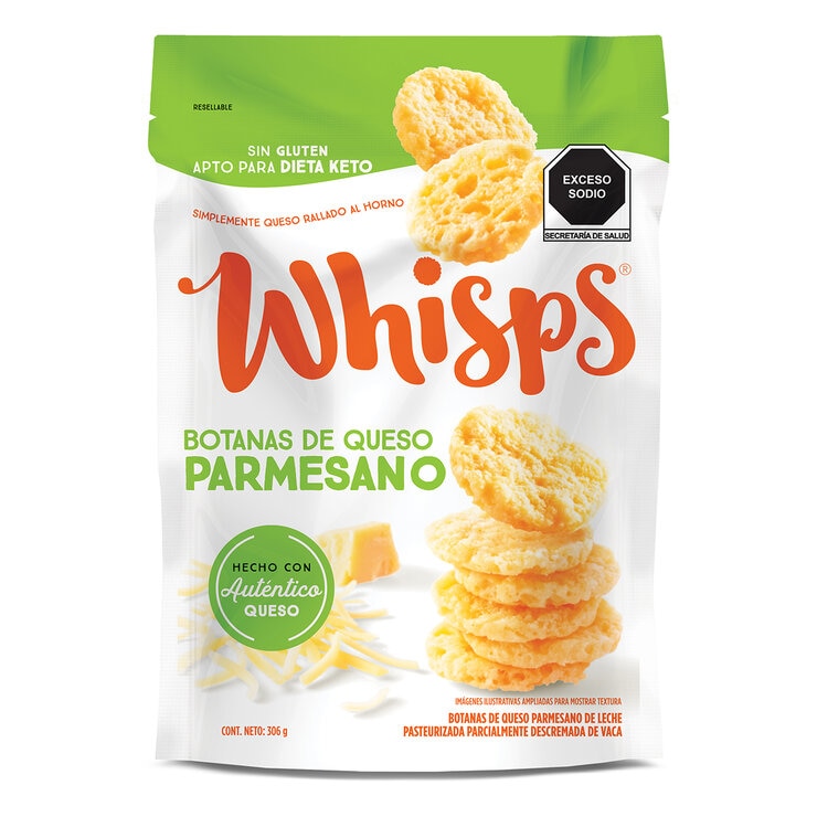 Whisps Botanas de Queso Parmesano 306 g — Imagen 1 de 2