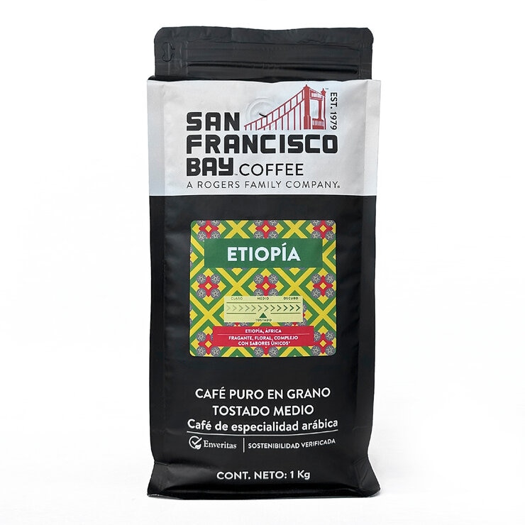 San Francisco Bay Coffee Café en Grano de Etiopia 1 kg — Imagen 1 de 4
