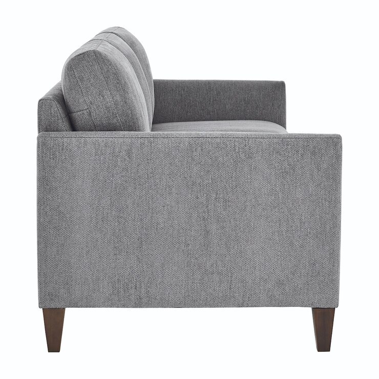Living Style, Sofá de Tela, 3 Plazas, Gris — Imagen 3 de 4
