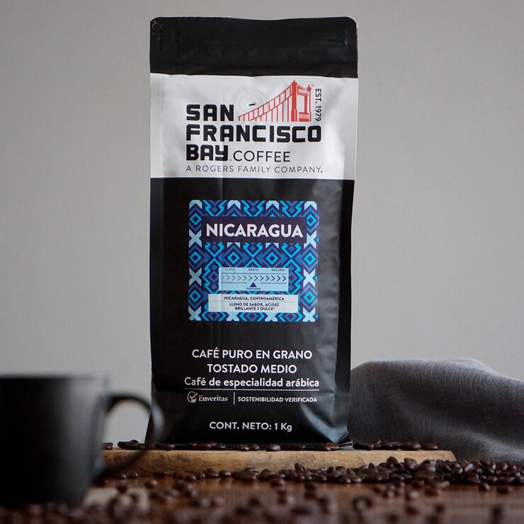 San Francisco Bay Coffee Café En Grano Nicaragua 1 Kg — Imagen 2 de 4