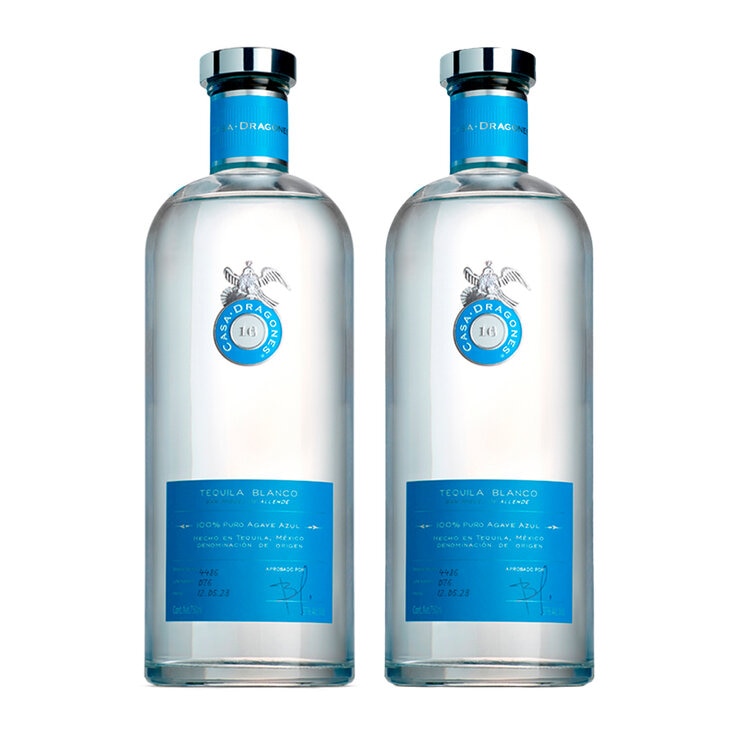 Tequila Casa Dragones Blanco 2/750 ml con Molde de Hielos — Imagen 1 de 4