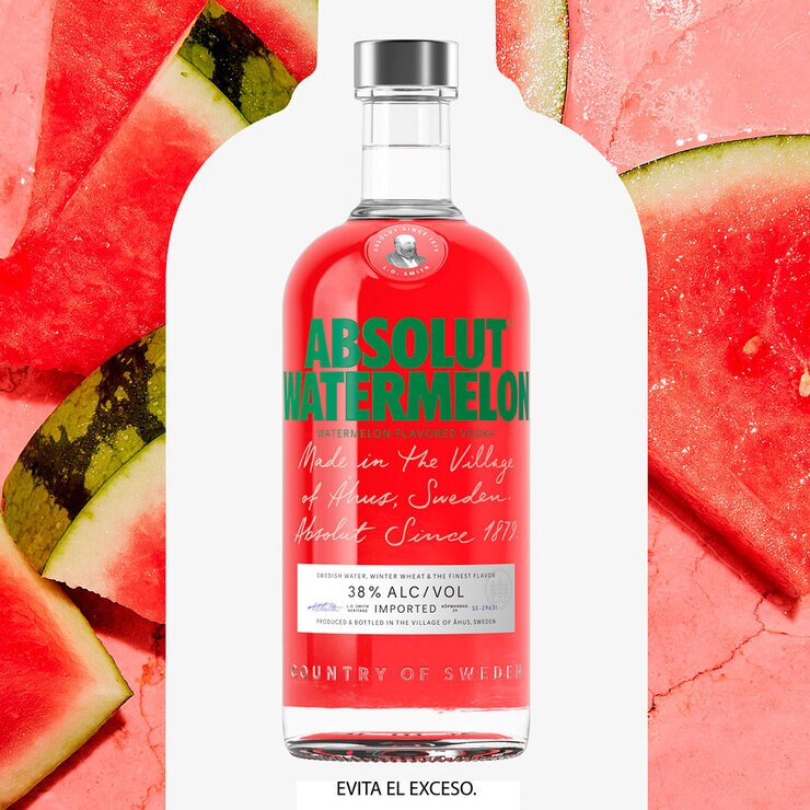 Vodka Absolut Watermelon 750 ml — Imagen 2 de 3