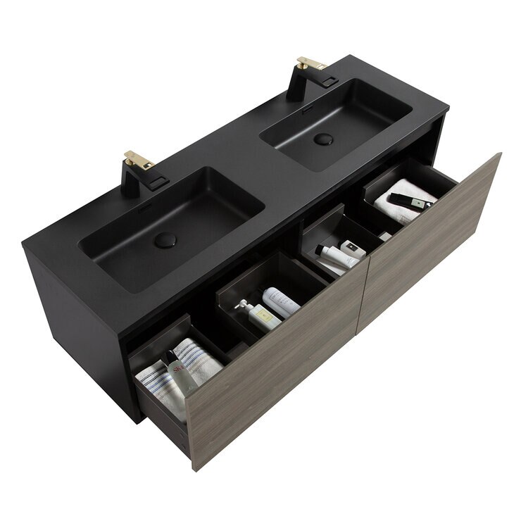 Rubinett, Gabinete para Baño, Flor Gris — Imagen 2 de 4