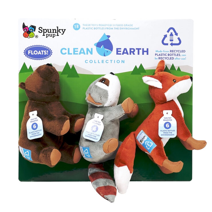 Spunky Pup Juguetes para Perros de Animales del Bosque 3 pzs — Imagen 1 de 2