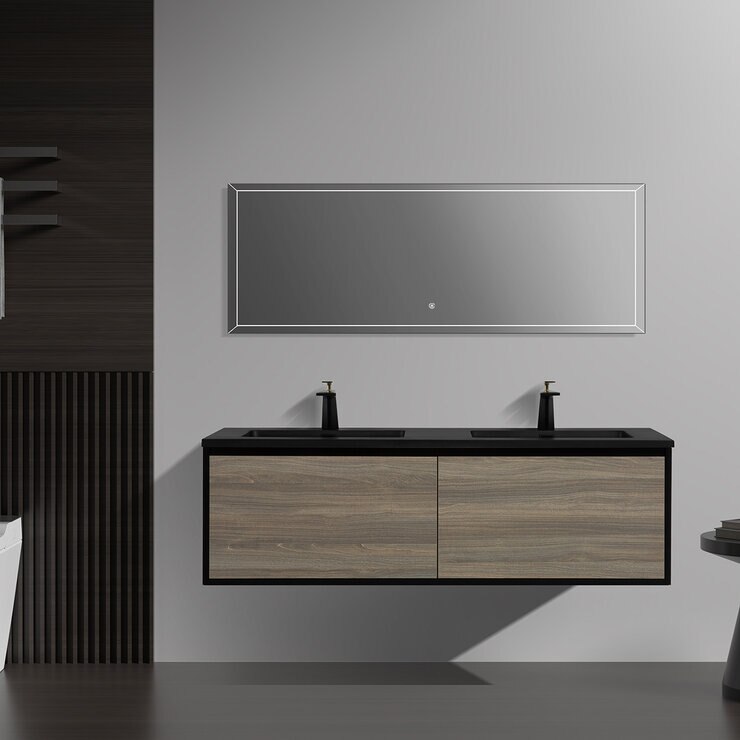 Rubinett, Gabinete para Baño, Flor Gris — Imagen 3 de 4