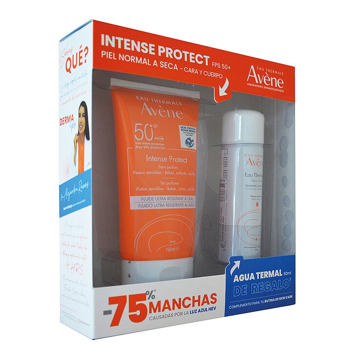 Avene Kit Protector Solar Intense Protection FPS 50+ 150 ml + Agua Termal 50 ml — Imagen 3 de 3