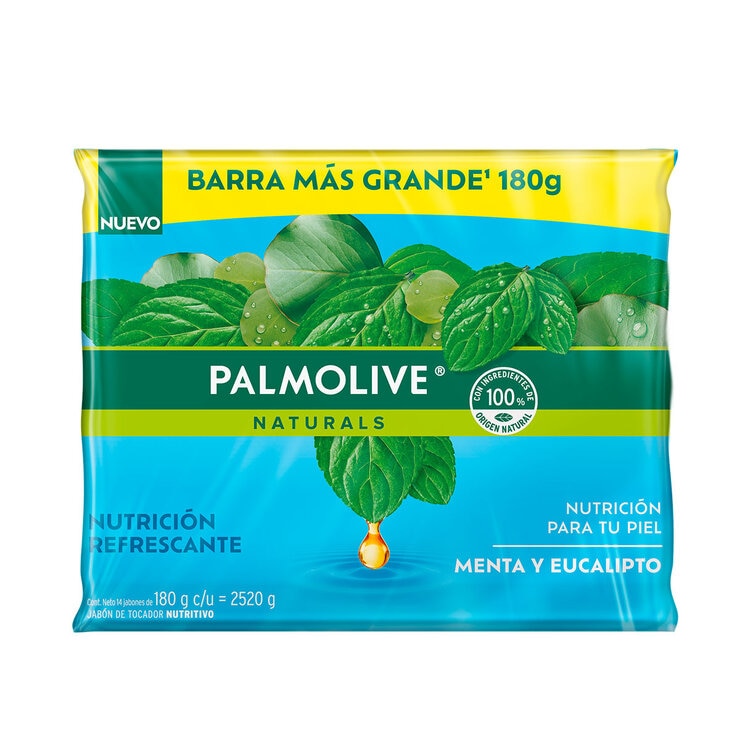 Jabón Palmolive Naturals Menta y Eucalipto 14X180G — Imagen 3 de 3