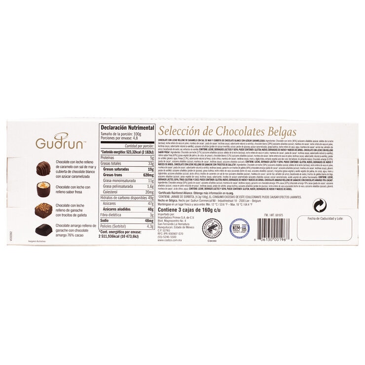 Gudrun Selección de Chocolates Belgas 480 g — Imagen 2 de 3