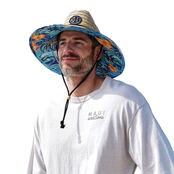 Maui and Sons Sombrero de Paja Unisex Varias Tallas y Colores — Imagen 3 de 3
