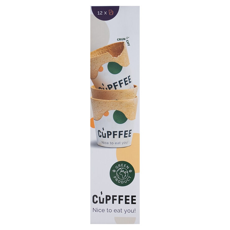 Cupffee Vaso Comestible de Galleta 12 pzas — Imagen 1 de 4