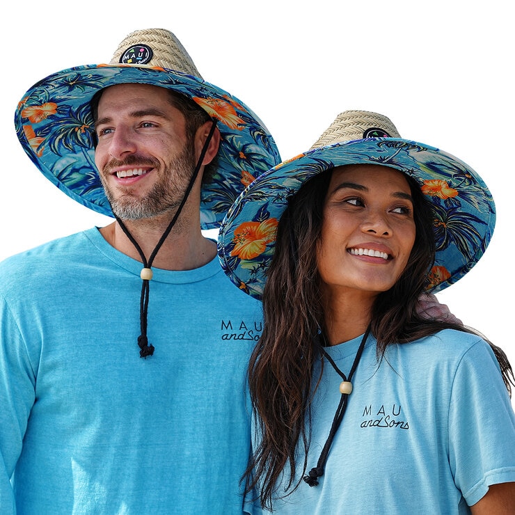 Maui and Sons Sombrero de Paja Unisex Varias Tallas y Colores — Imagen 1 de 3