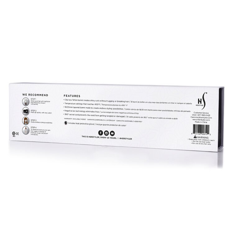 Herstyler, Ferro Rizador Color Morado — Imagen 3 de 3