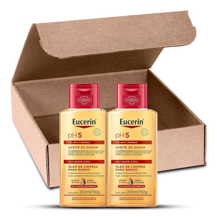 Eucerin 2 Pack Aceite de Ducha pH5 200 ml — Imagen 1 de 4