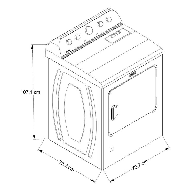 Maytag Lavasecadora 7MMED5430PW — Imagen 3 de 3