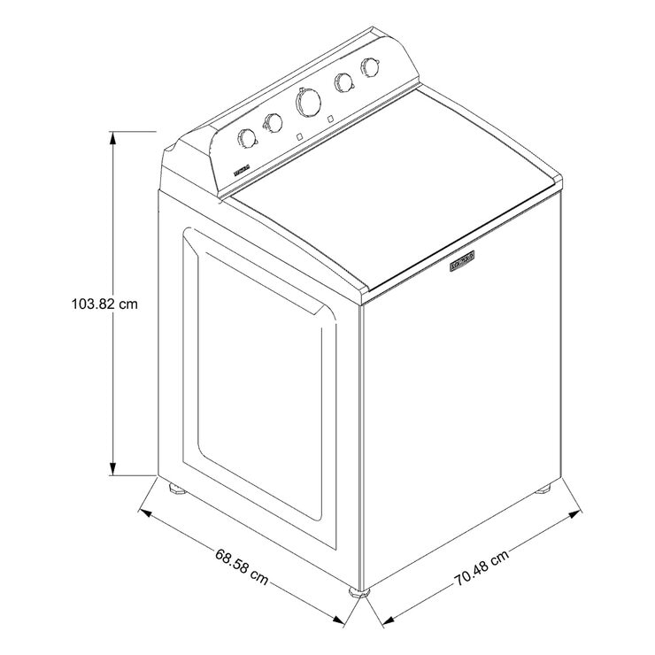 Maytag Lavadora 7MMVW5430PW 25 KG — Imagen 2 de 3