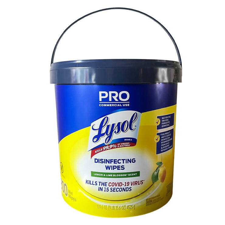 Lysol Pro Toallas Desinfectantes Cubeta con 800 pzs — Imagen 1 de 3