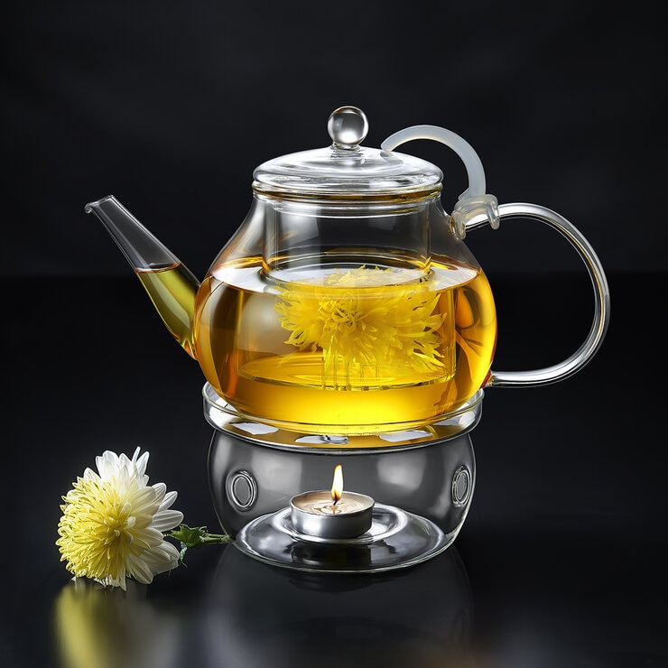 King Crystal Juego de Té de Vidrio — Imagen 4 de 4
