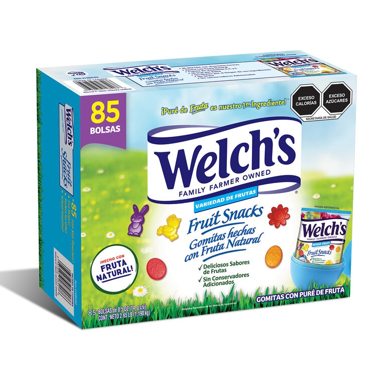 Welch's Gomitas Hechas con Fruta Natural Pascua 66 pzas de 22.7 g — Imagen 1 de 2