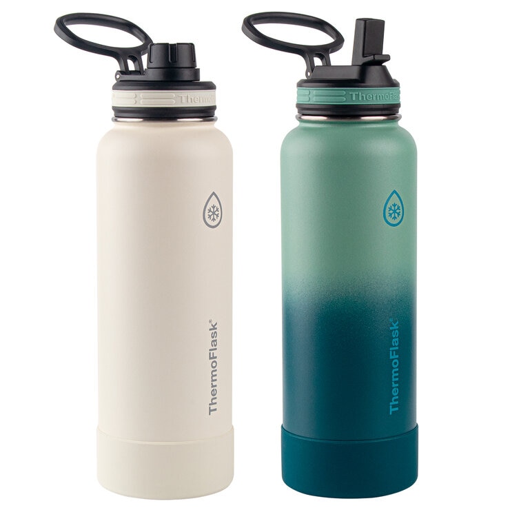 Thermoflask Juego de 2 Botellas de Acero Inoxidable 1.2L — Imagen 2 de 2