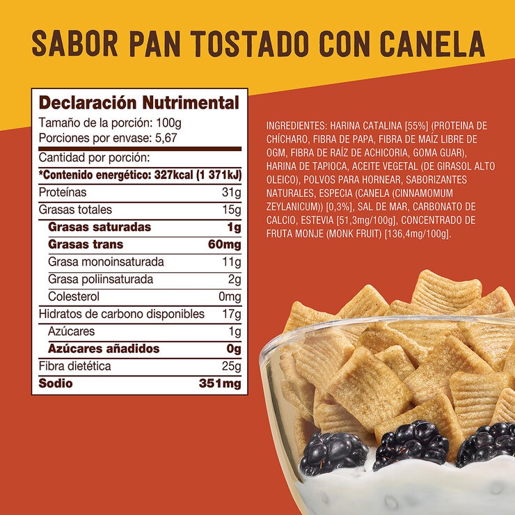 Catalina Crunch Cereal Keto Sabor Canela 567 gr — Imagen 3 de 4