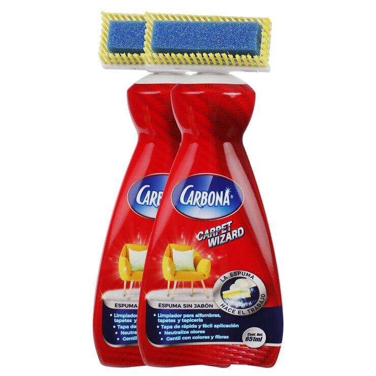 Carbona Limpiador con Cepillo para Tapicería 2 Piezas — Imagen 1 de 3