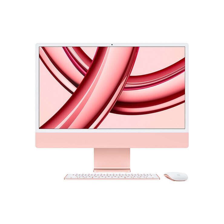 Apple iMac 24" 256GB 4.5K Chip M3 Rosa CPU de 8 núcleos GPU de 8 núcleos — Imagen 1 de 4