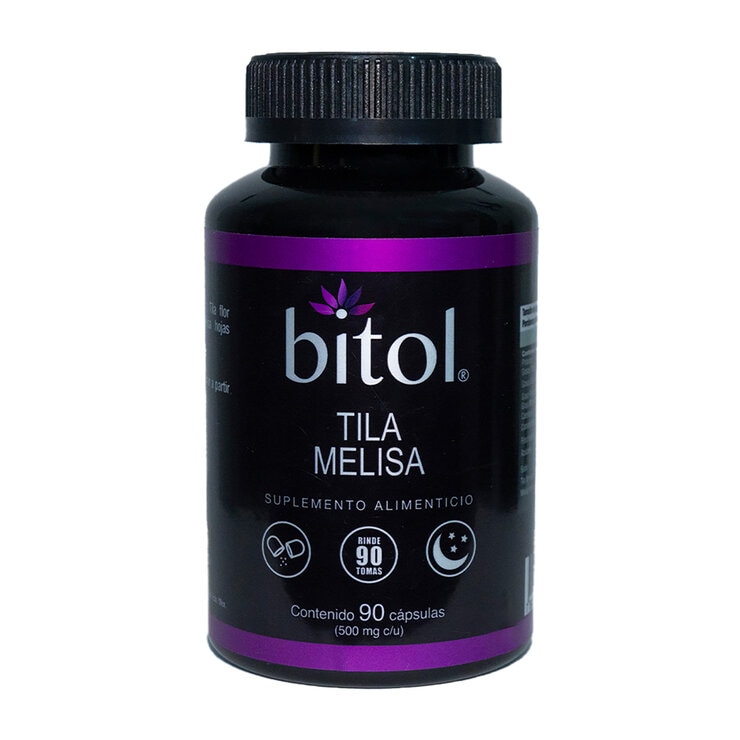 Bitol Suplemento Alimenticio Tila y Melisa 90 capsulas — Imagen 1 de 3