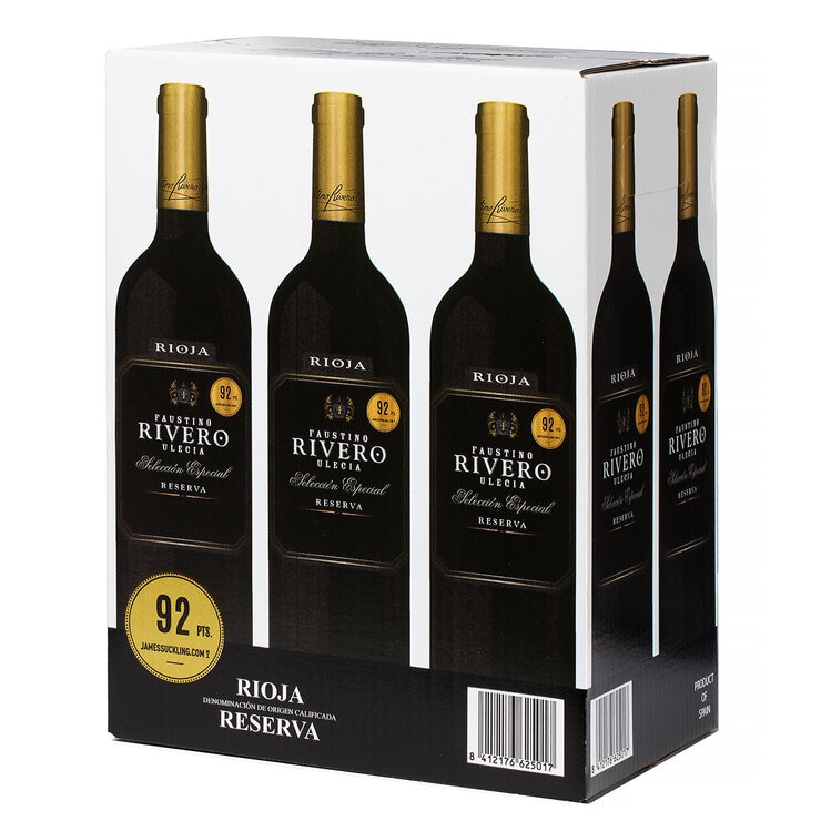 Vino Tinto Faustino Rivero Ulecia Reserva 6/750 ml — Imagen 2 de 3