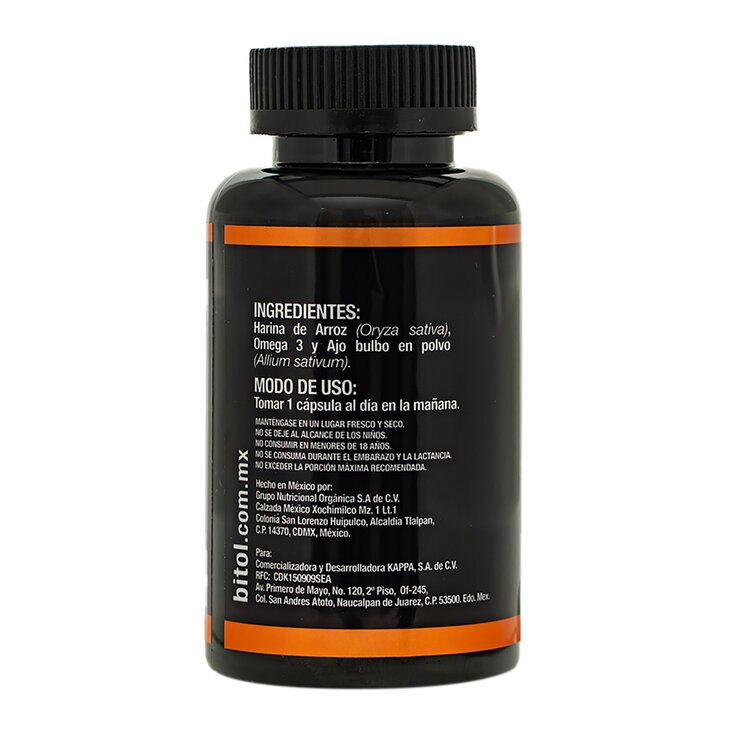 Bitol Omega 3 y Ajo Frasco con 90 capsulas — Imagen 2 de 3
