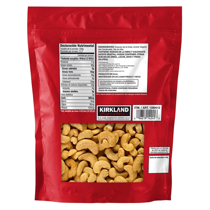 Kirkland Signature Nueces de la India 1.1 kg — Imagen 2 de 2
