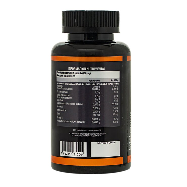 Bitol Omega 3 y Ajo Frasco con 90 capsulas — Imagen 3 de 3