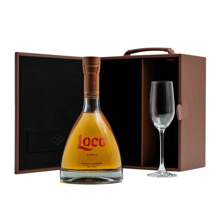 Tequila Loco Reposado Ámbar 750ml — Imagen 1 de 4
