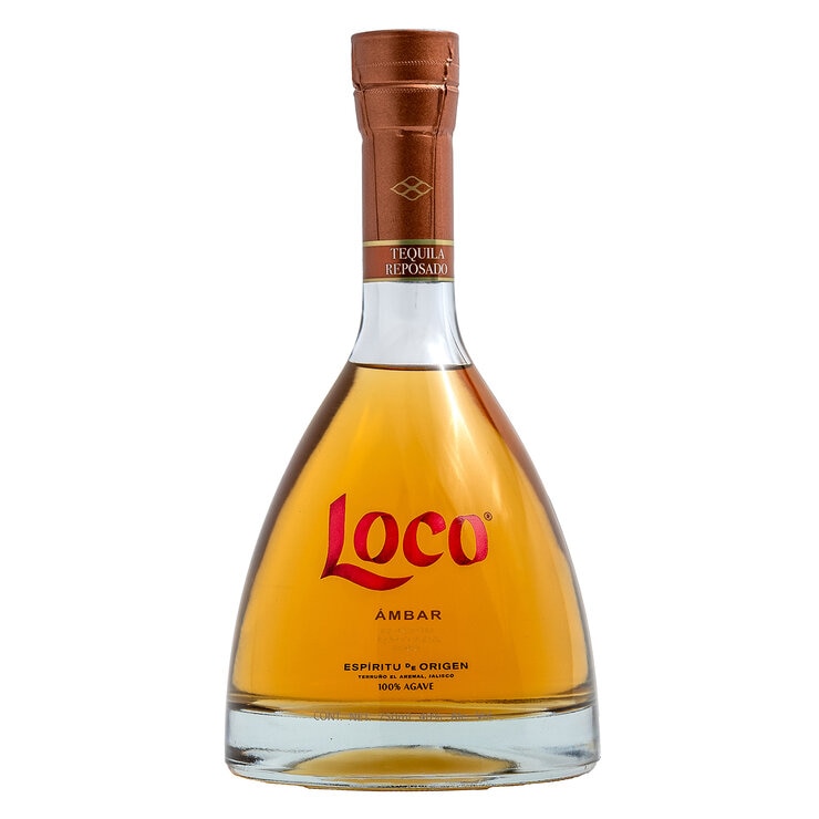Tequila Loco Reposado Ámbar 750ml — Imagen 3 de 4