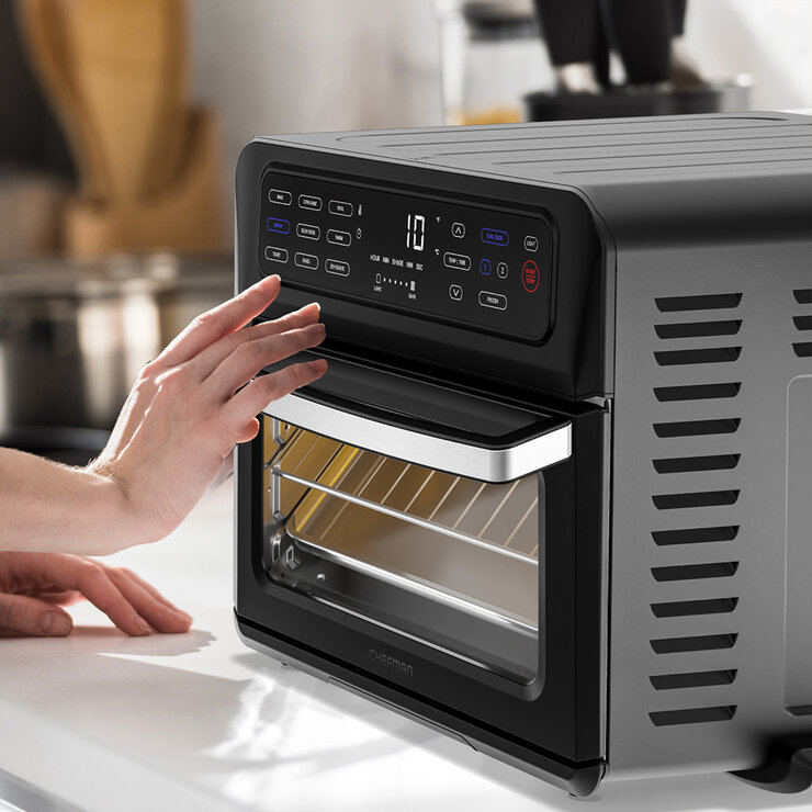 Chefman, Horno Digital + Freidora de Aire de 20L Negro — Imagen 3 de 3