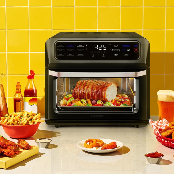 Chefman, Horno Digital + Freidora de Aire de 20L Negro — Imagen 2 de 3