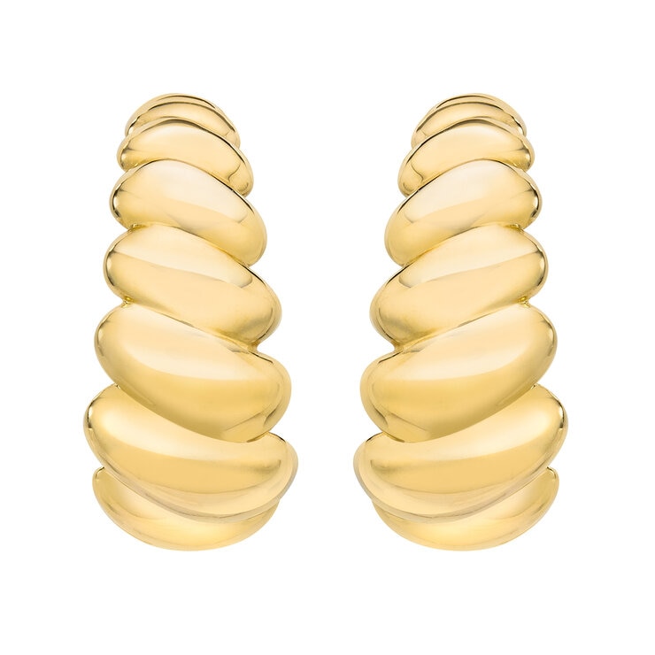 Aretes, Oro Amarillo de 14K — Imagen 2 de 4