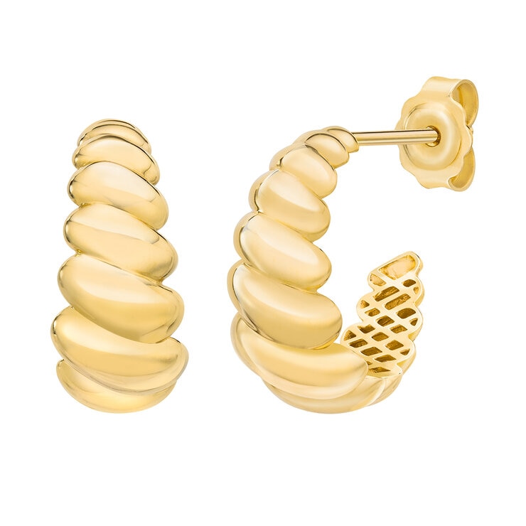 Aretes, Oro Amarillo de 14K — Imagen 1 de 4