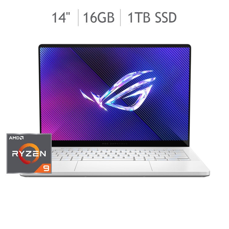 ASUS ROG Gaming Zephyrus G14 Laptop 14" 3K OLED AMD Ryzen 9 16GB 1TB SSD — Imagen 1 de 4