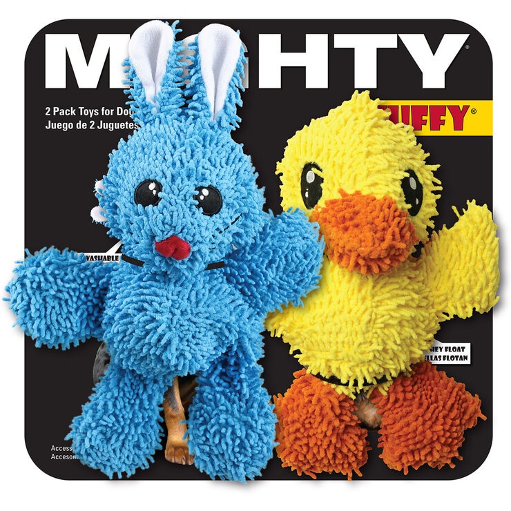 Mighty Tuffy Juguetes de Microfibra para Perro 2 pzs. — Imagen 1 de 3