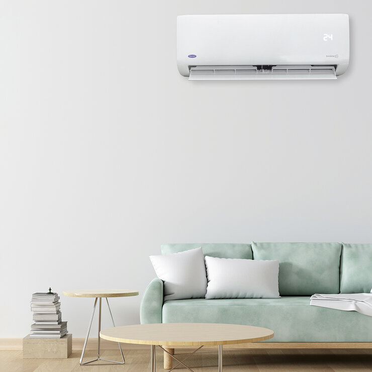 Carrier, Aire Acondicionado Minisplit, Solo Enfriamiento, 12,000 BTU, 110V, Gas R32, con Wi-Fi — Imagen 2 de 4
