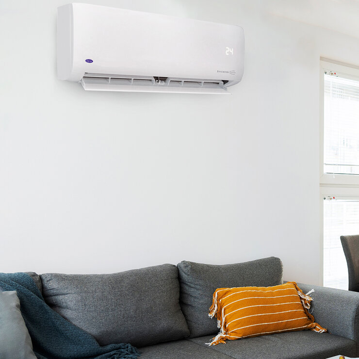 Carrier, Aire Acondicionado Minisplit, Enfriamiento y Calefacción, 18,000 BTU, 220V, Gas R32, con Wi-Fi — Imagen 2 de 3