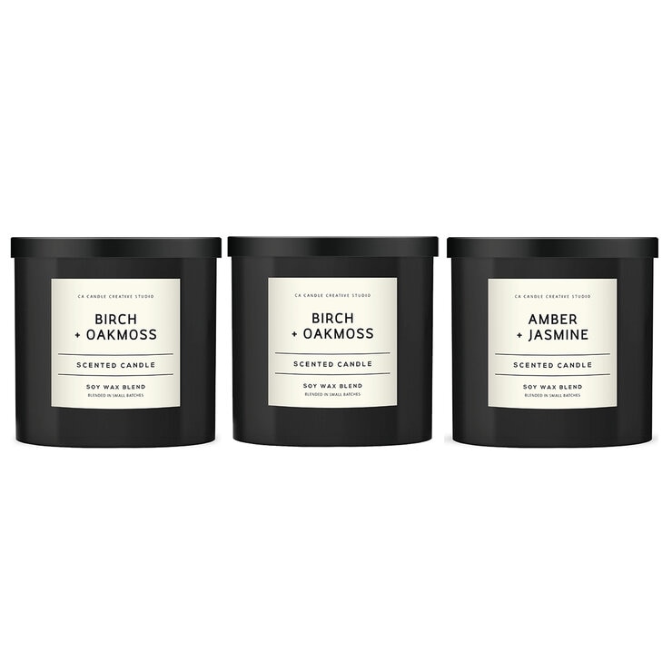 CA Candle Creatives Studio Juego de 4 Velas Aromáticas — Imagen 1 de 4