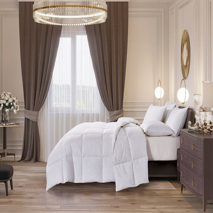 Hotel Grand Edredón de Pluma y Plumón Tamaño Matrimonial/ Queen — Imagen 2 de 2