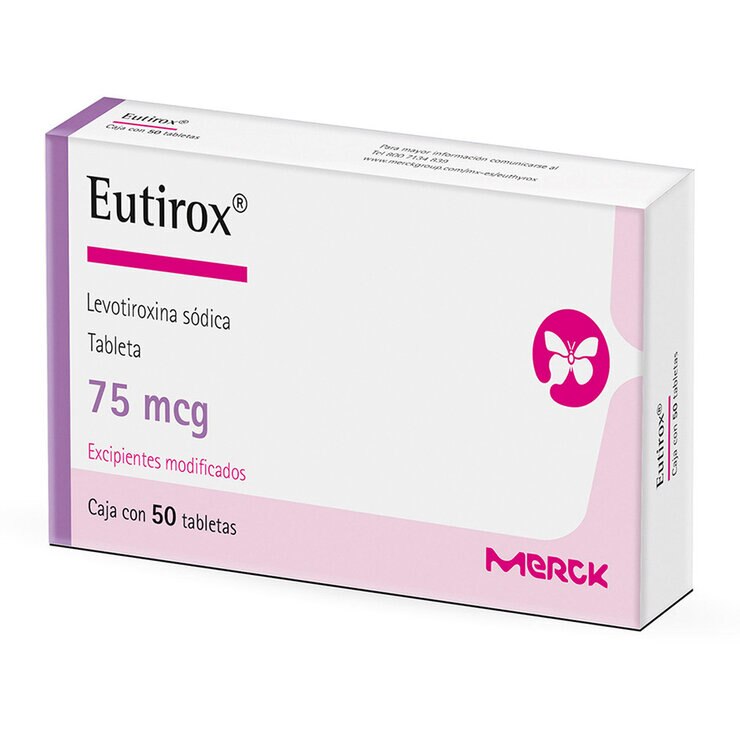 Eutirox 75mcg 50 Tabletas — Imagen 4 de 4