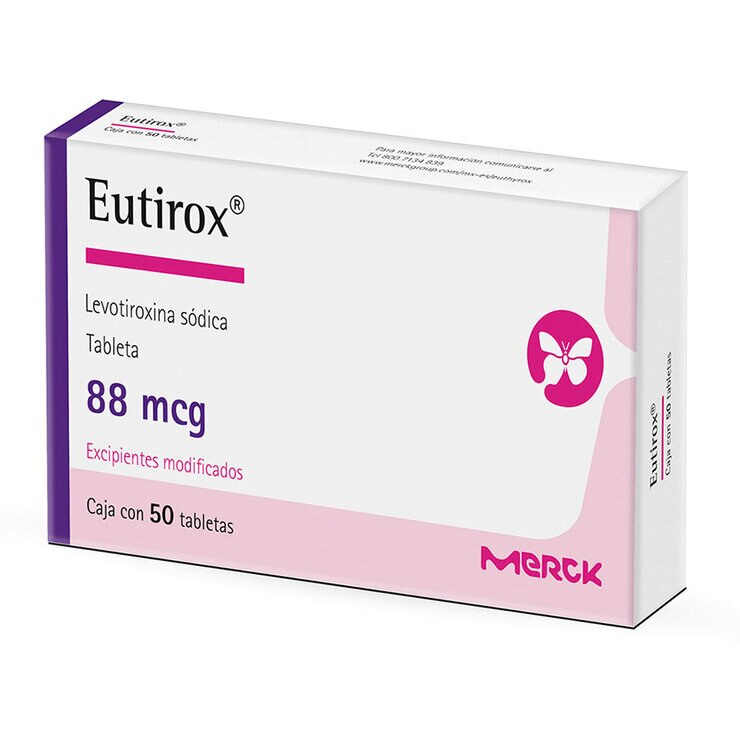 Eutirox 88mcg 50 Tabletas — Imagen 4 de 4