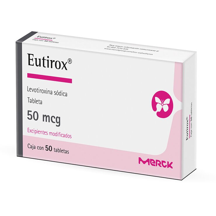 Eutirox 50mcg 50 Tabletas — Imagen 4 de 4