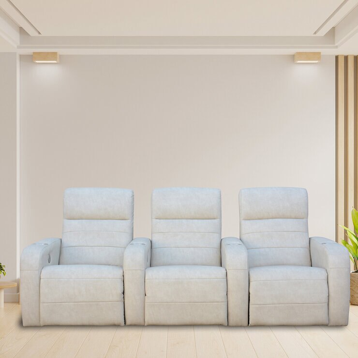 Distinción, Diamante, Sofá Reclinable Eléctrico Teatro en Casa — Imagen 1 de 4