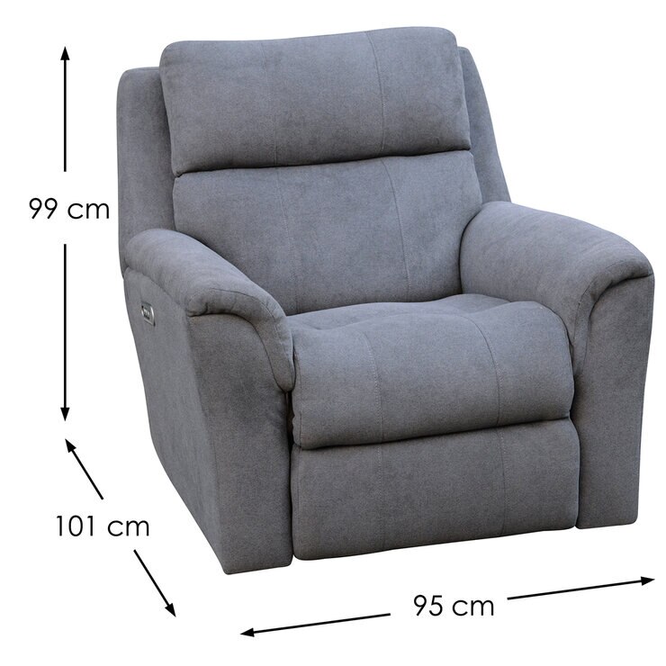 Distinción, Marsella, Sillón Reclinable Eléctrico Gravedad Cero y Cabecera Eléctrica — Imagen 4 de 4